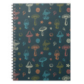 Whimsical Mushroom patroon Notitieboek (Voorkant)
