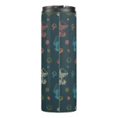 Whimsical Mushroom patroon Thermosbeker (Achterkant)