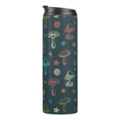 Whimsical Mushroom patroon Thermosbeker (Geroteerd rechts)
