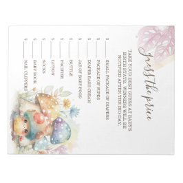 Whimsical Mushroom Raad de prijs Notitieblok