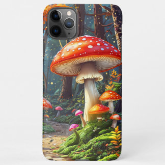 Whimsical Mushroom Slim Telefoonhoesje – iPhone 11Pro Max Hoesje