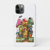 Whimsical Mushroom Village Fantasy Kunstwerk Case-Mate iPhone Case (Achterkant)