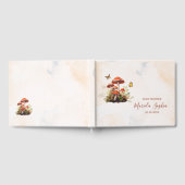 Whimsical Mushroom Waterverf Baby shower Gastenboek (Volledig)