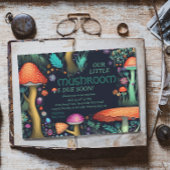 Whimsical Mushroom Woodland Forest Baby shower Kaart