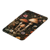 Whimsical Mushrooms en Wildflowers Flexibel Magneet (Linkerzijde)