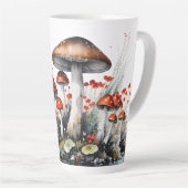 Whimsical Mushrooms Fungi Patch Latte Mok (Rechterhoek)