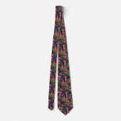 Whimsical Mushrooms Necktie Stropdas (Achterkant)