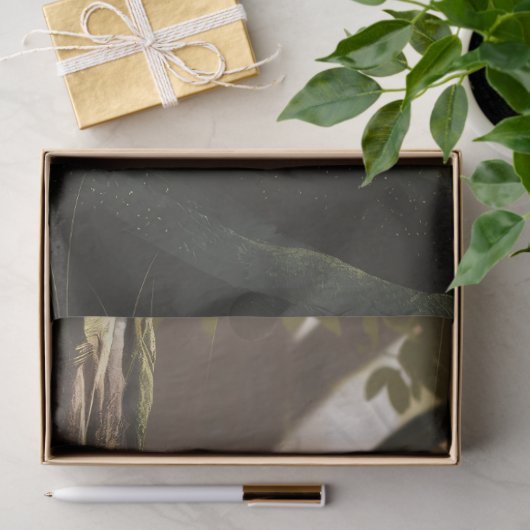 Whimsical Mushrooms op een boom Decoupage Tissuepapier (Geschenk)