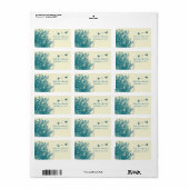 Whimsical Musical Bumble Save the Date Labels (Full Sheet)