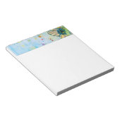 Whimsical Muzikale Geschilderde Hart Header Notitieblok (Schuin)