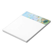 Whimsical Muzikale Geschilderde Hart Header Notitieblok (Linkerzijde)