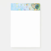 Whimsical Muzikale Geschilderde Hart Header Post-it® Notes (Voorkant)