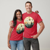 Whimsical Mystery Forest Camping Layered Foggy fri T-shirt (Unisex)