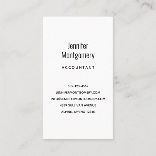 Whimsical nacht grote maan landschap visitekaartje (Achterkant)