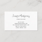 Whimsical nacht grote maan landschap visitekaartje (Achterkant)