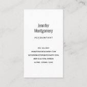 Whimsical nacht grote maan landschap visitekaartje (Achterkant)