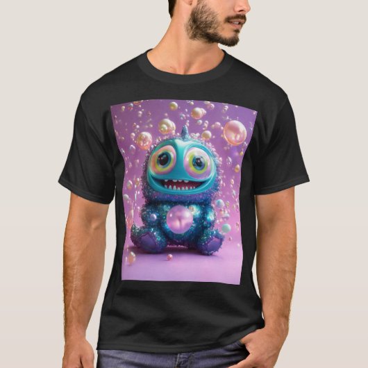 Whimsical Narwhal T-Shirt – Rainbow Magic onder T (Voorkant)