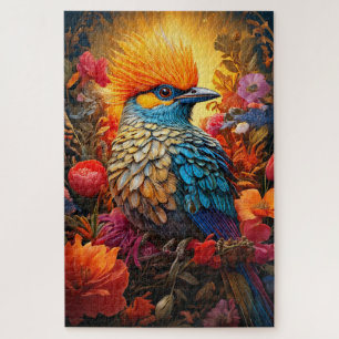 Whimsical Nature Blauwe Vogel Nr 2 Legpuzzel