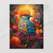 Whimsical Natuur Blue Bird No. 2 Briefkaart (Voorkant)