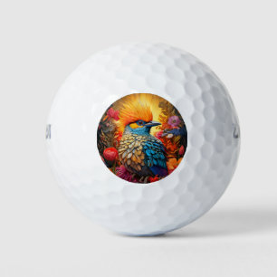Whimsical Natuur Blue Bird No. 2 Golfballen