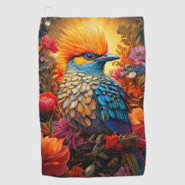 Whimsical Natuur Blue Bird No. 2 Golfhanddoek
