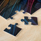 Whimsical Natuur Blue Bird No. 2 Legpuzzel (Zijkant)