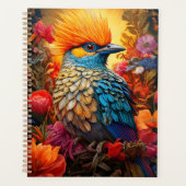 Whimsical Natuur Blue Bird No. 2 Planner (Voorkant)
