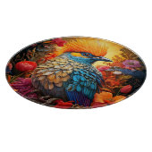 Whimsical Natuur Blue Bird No. 2 Snijplank (Hoek)