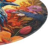 Whimsical Natuur Blue Bird No. 2 Snijplank (Hoek)