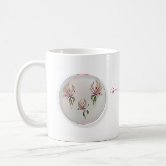 Whimsical natuur koffie mok (Links)