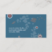 Whimsical Natuur Mammie Calling Card Contactkaartje (Achterkant)