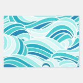 Whimsical Nautical Beach thema Inpakpapier Vel (Voorkant)