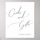 Whimsical Neutral Baby shower Kaarten en geschenke Poster (Voorkant)