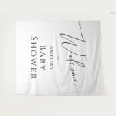 Whimsical Neutral Baby shower Welkom Achtergrond Wandkleed (Voorkant (horizontaal))