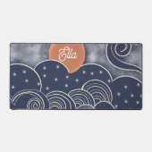 Whimsical Night Sky Desk Mat (Voorkant)