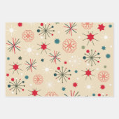 Whimsical Noordse kerstversieringen Inpakpapier Vel (Voorkant 3)