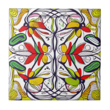 Whimsical Nordic Folk Art