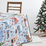 Whimsical Nordic Hygge Christmas Village Pastel Tafelkleed<br><div class="desc">Transformeer uw vakantiebijeenkomsten in een grillig feest voor de ogen met ons grillige Nordic Hygge Christmas Village Pastel tafelkleed. Dit betoverende stuk is meer dan alleen een tafelbedekking; het is een visuele reis naar het hart van Scandinavische gezelligheid en feestelijke charme. Het tafelkleed heeft een prachtig kerst dorp ontwerp, versierd...</div>
