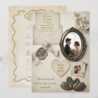 Whimsical & Nostalgische Romantiek Met Tijdslijn Kaart