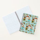 Whimsical notebook design with cartoon  notitieboek (Binnen)