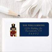 Whimsical Notenkraker in het blauw Etiket (Insitu)