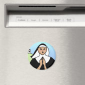 Whimsical Nun Magneet (Insitu (Vaatwasser))