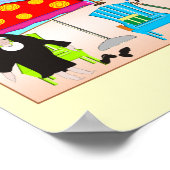 Whimsical Nuns "at the Beach" Art Poster (Hoek)