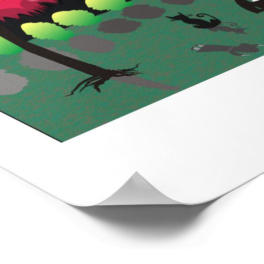 Whimsical Nuns "at the Beach" Art Poster (Hoek)