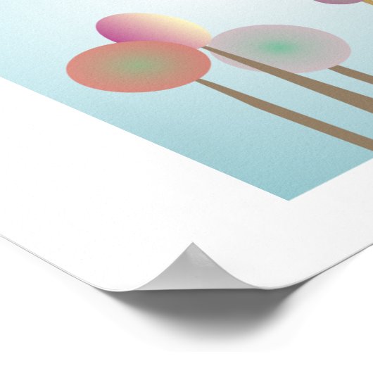 Whimsical Nuns "Soaring Nun" Art Poster (Hoek)