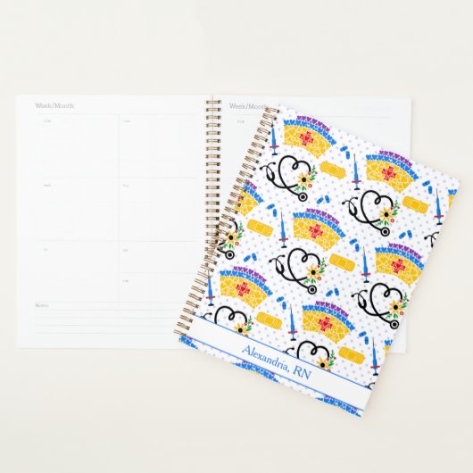 Whimsical Nurse  Planner (Display)