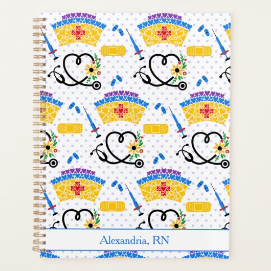 Whimsical Nurse  Planner (Voorkant)