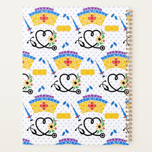 Whimsical Nurse  Planner (Achterkant)