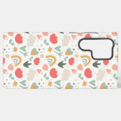 Whimsical Nursery Pattern with Clouds and Stars Samsung Galaxy Hoesje (Achterkant horizontaal)