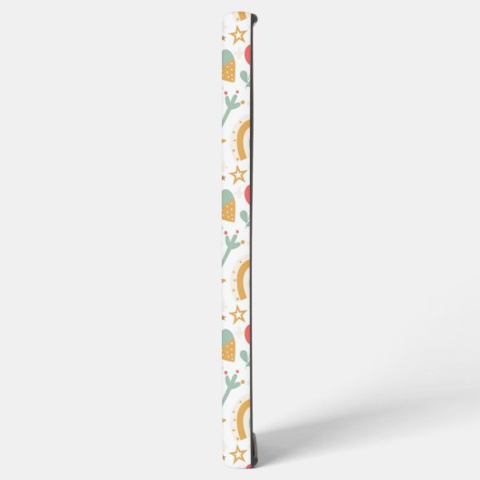 Whimsical Nursery Pattern with Clouds and Stars Samsung Galaxy Hoesje (Linkerkant)